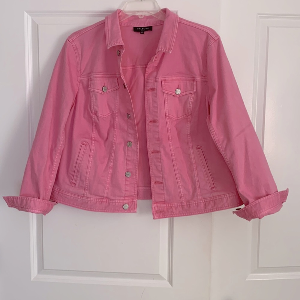 Talbots Pink Jean Jacket💕💖